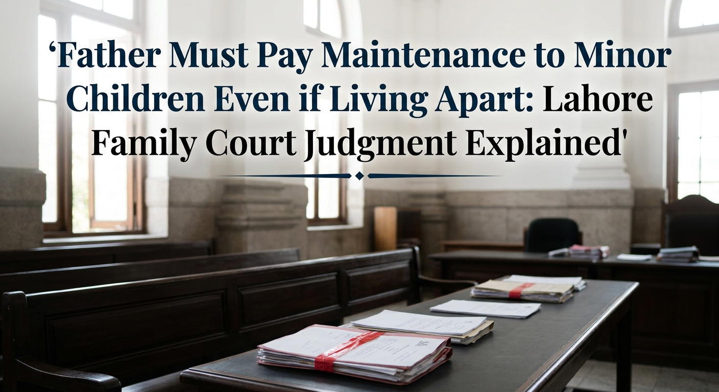 maintenance rights of minors